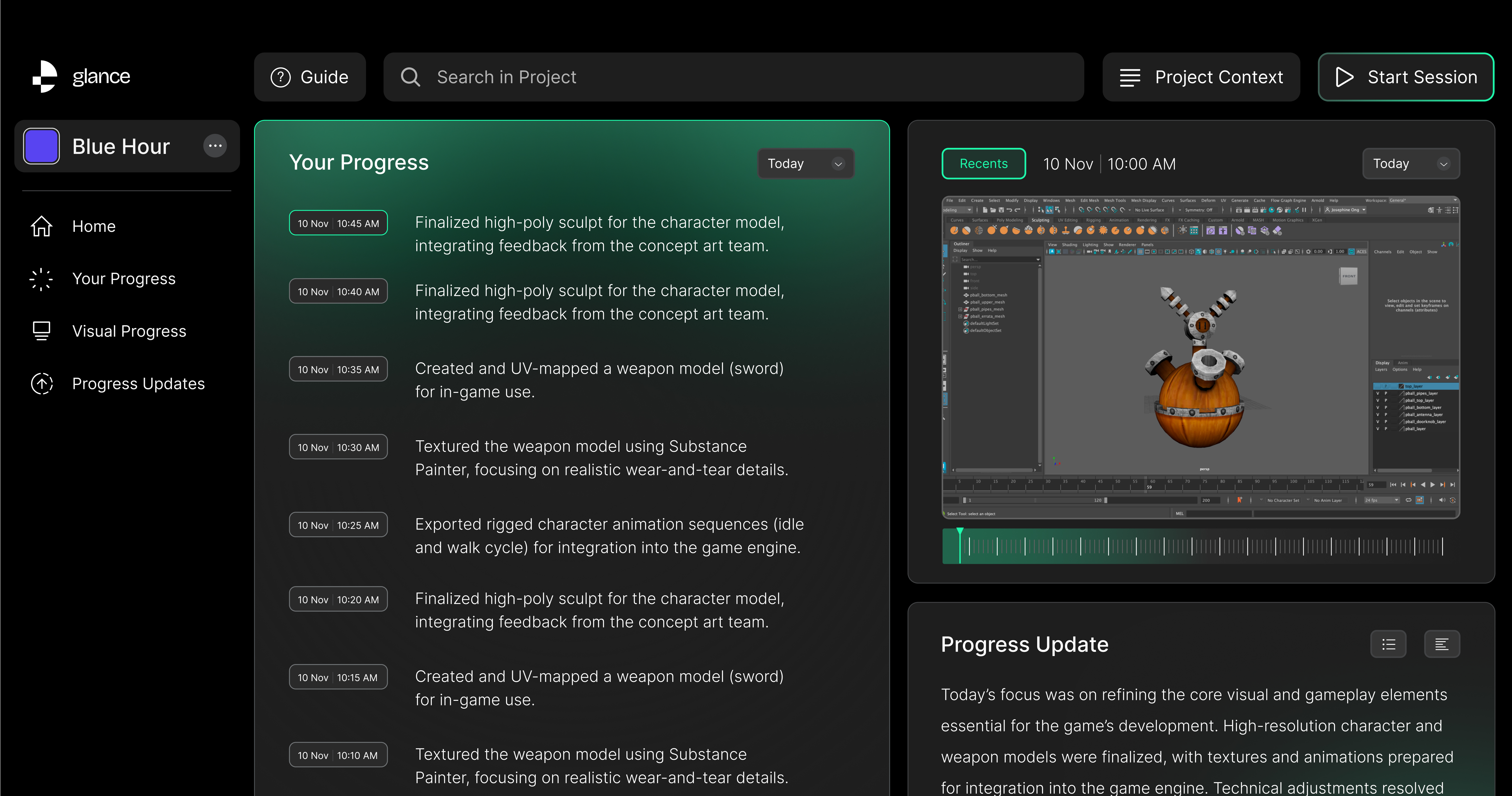 Glance Dashboard